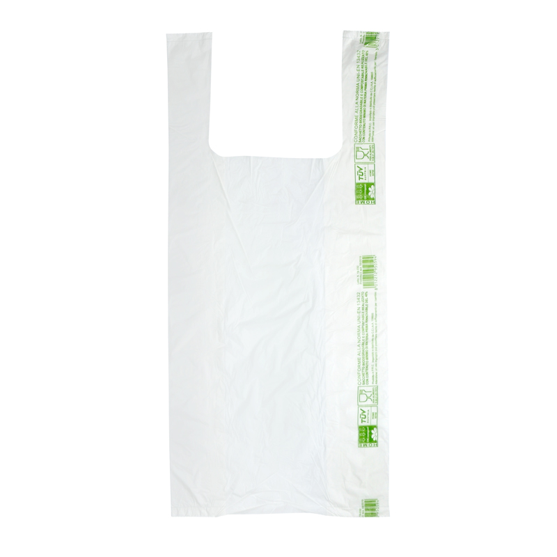 Compostable T shirt bags