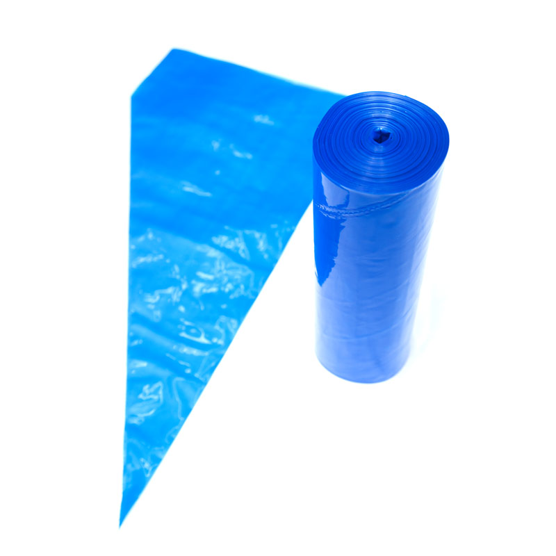 Disposable blue pastry bags