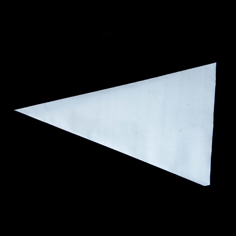 Triangle cone shape disposable clear pastry bags