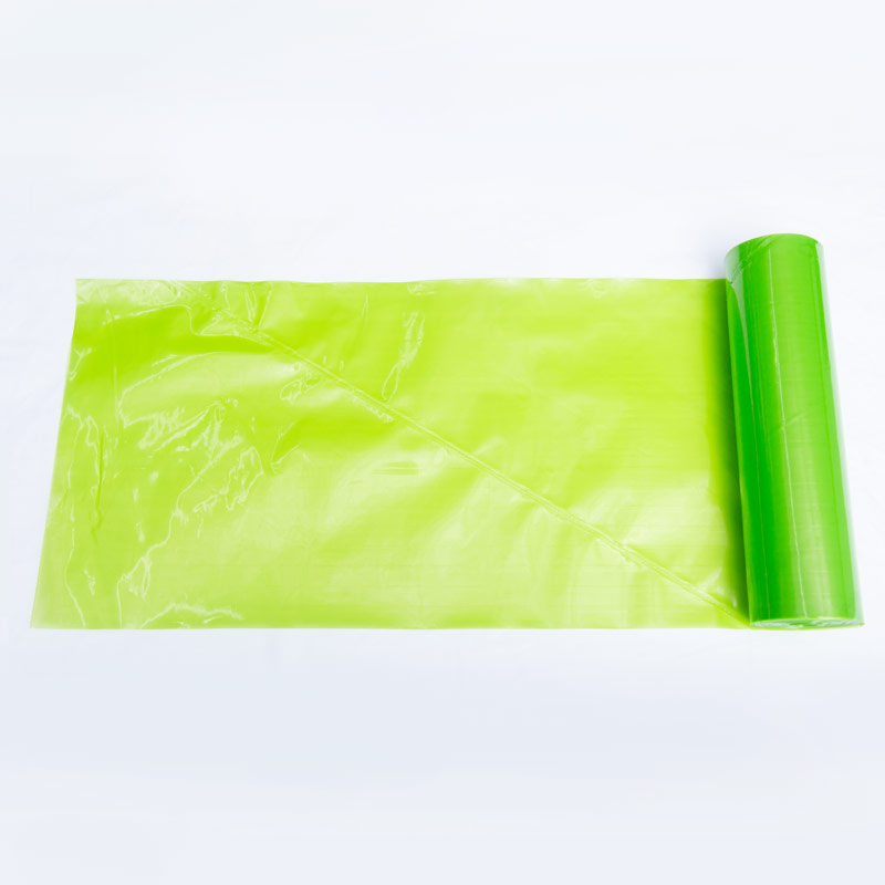 Green pastry decorating bags