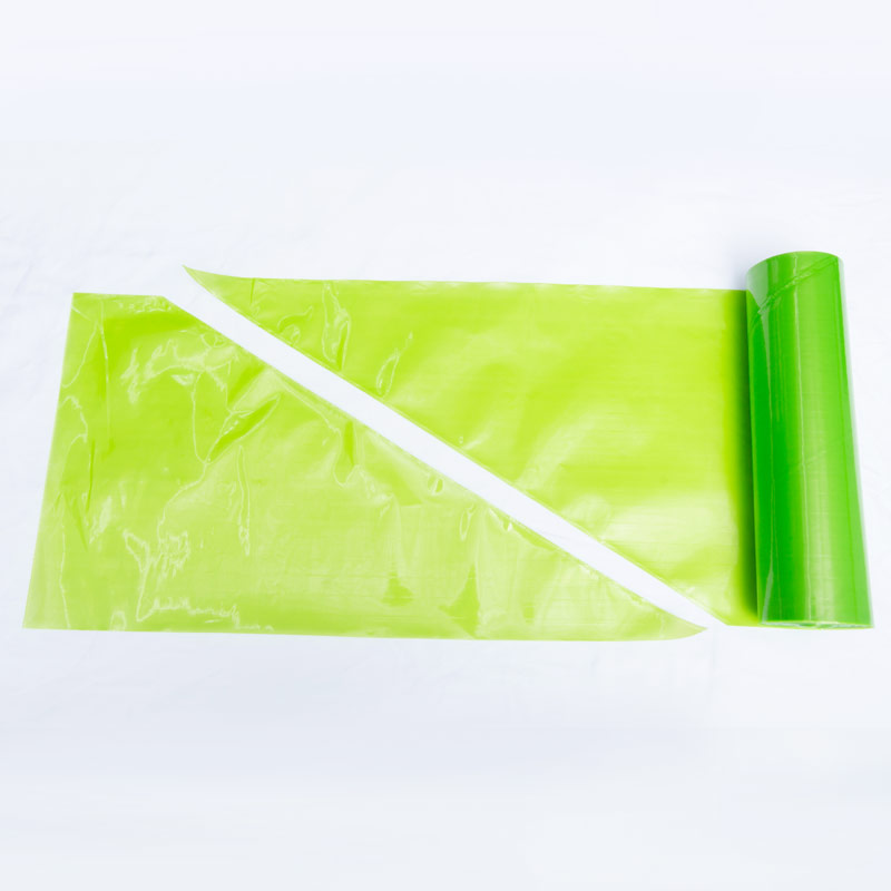 Green pastry decorating bags