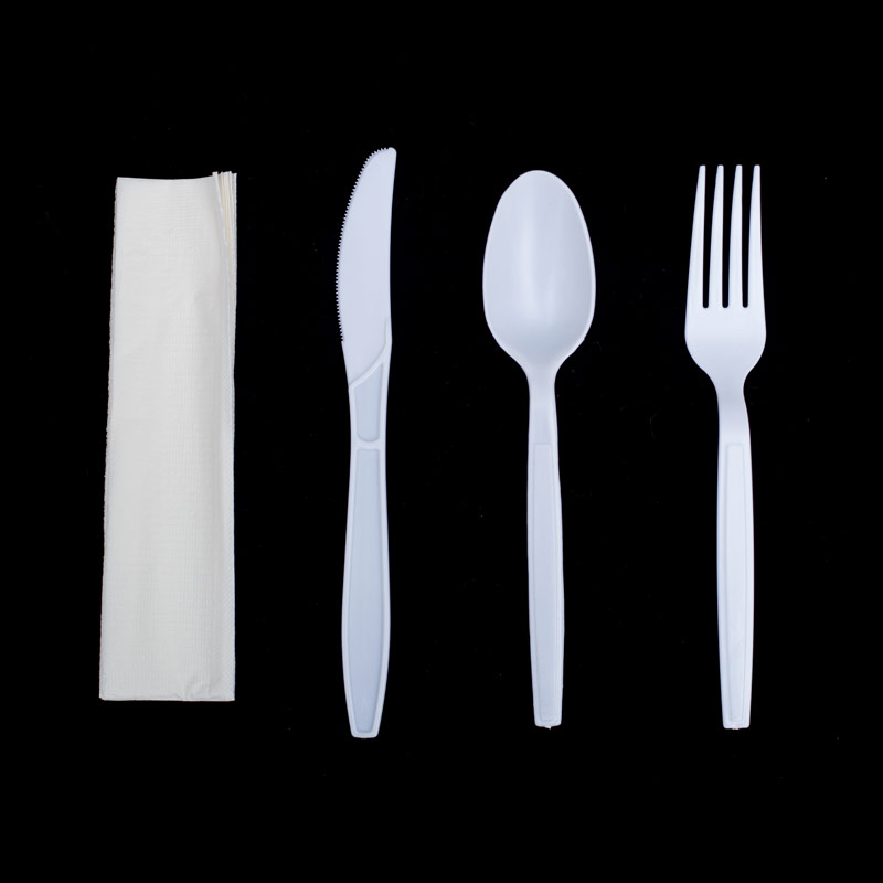 Disposable Plastic white PS cutlery