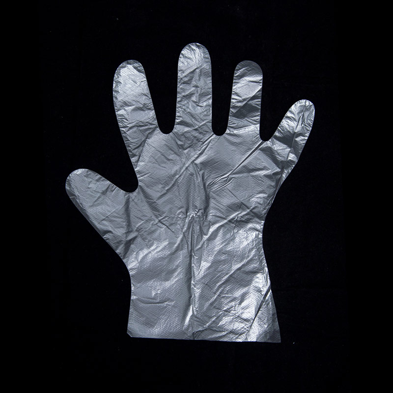 Food Grade  Transparent HDPE Disposable gloves for food handling