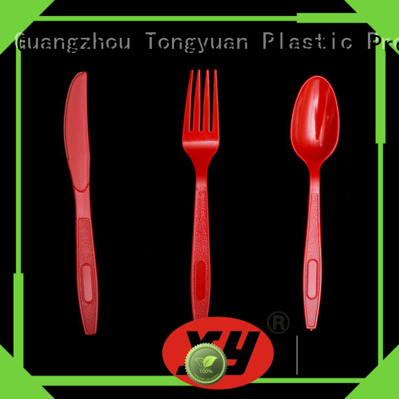 good quality plastic cutlery set on sale for shop Tongyuan