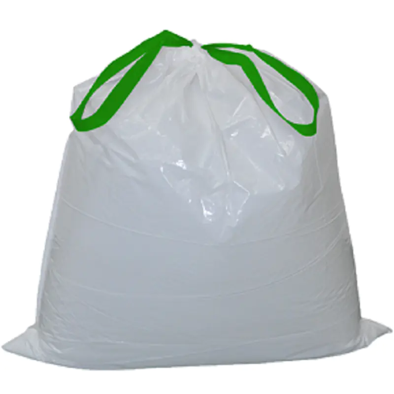 Drawstring Bags Individually folded garbage bin bags