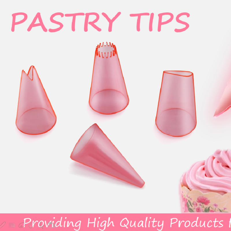 High Transparency Pink plastic nozzles